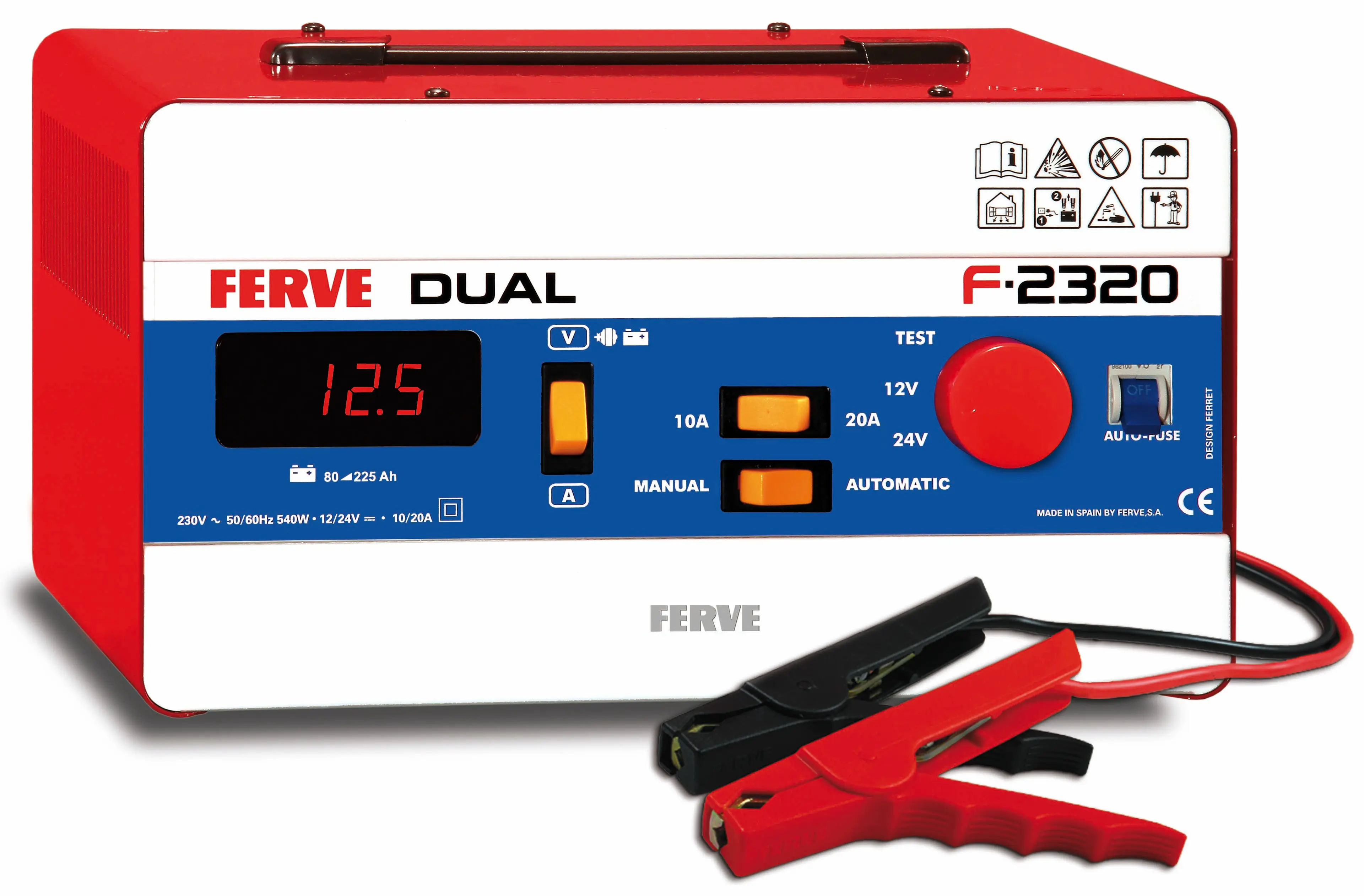 CARGADOR 12-24V 10-20 A DESDE 80AH 