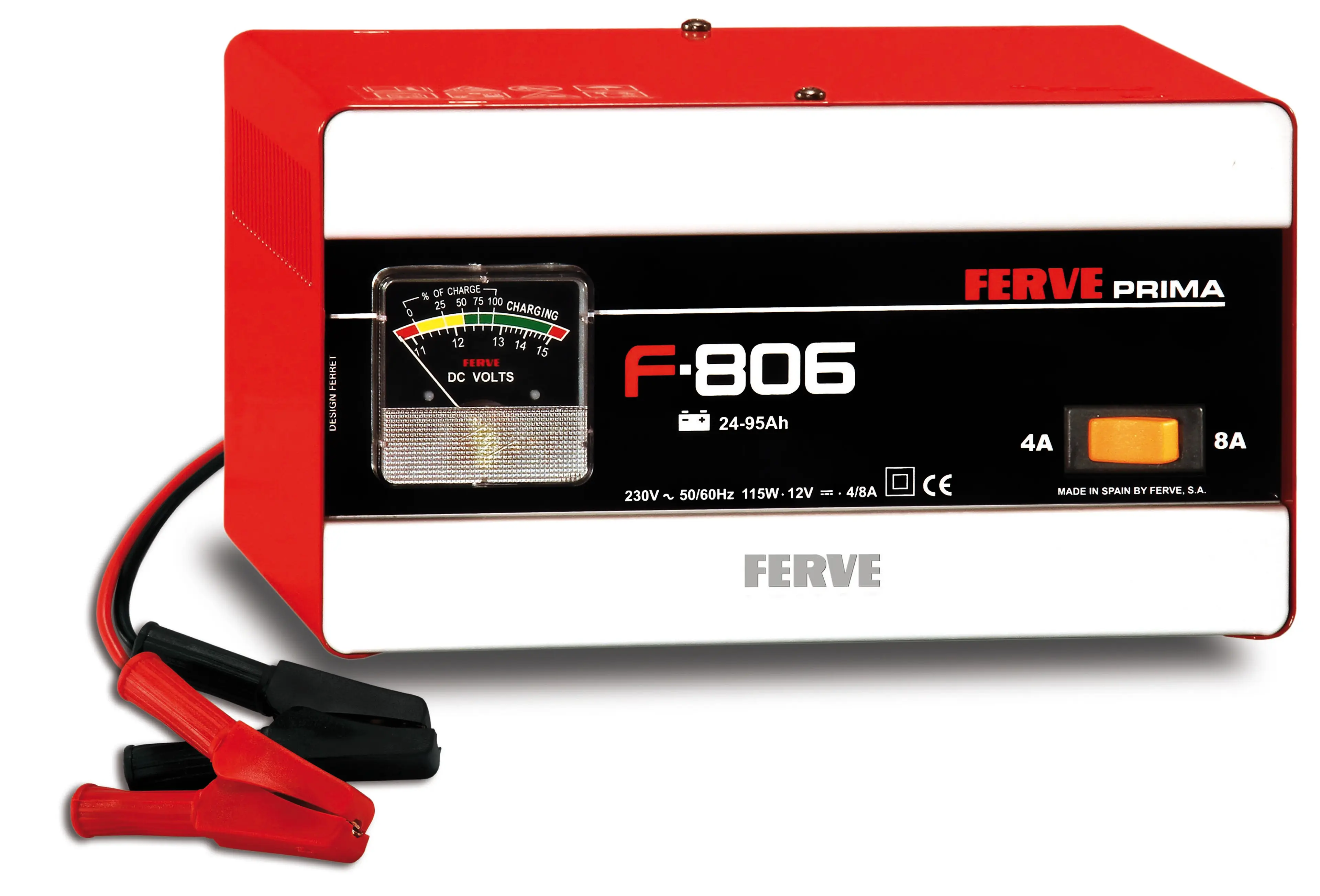 CARGADOR 12V 4-8 A DESDE 24AH A 95A