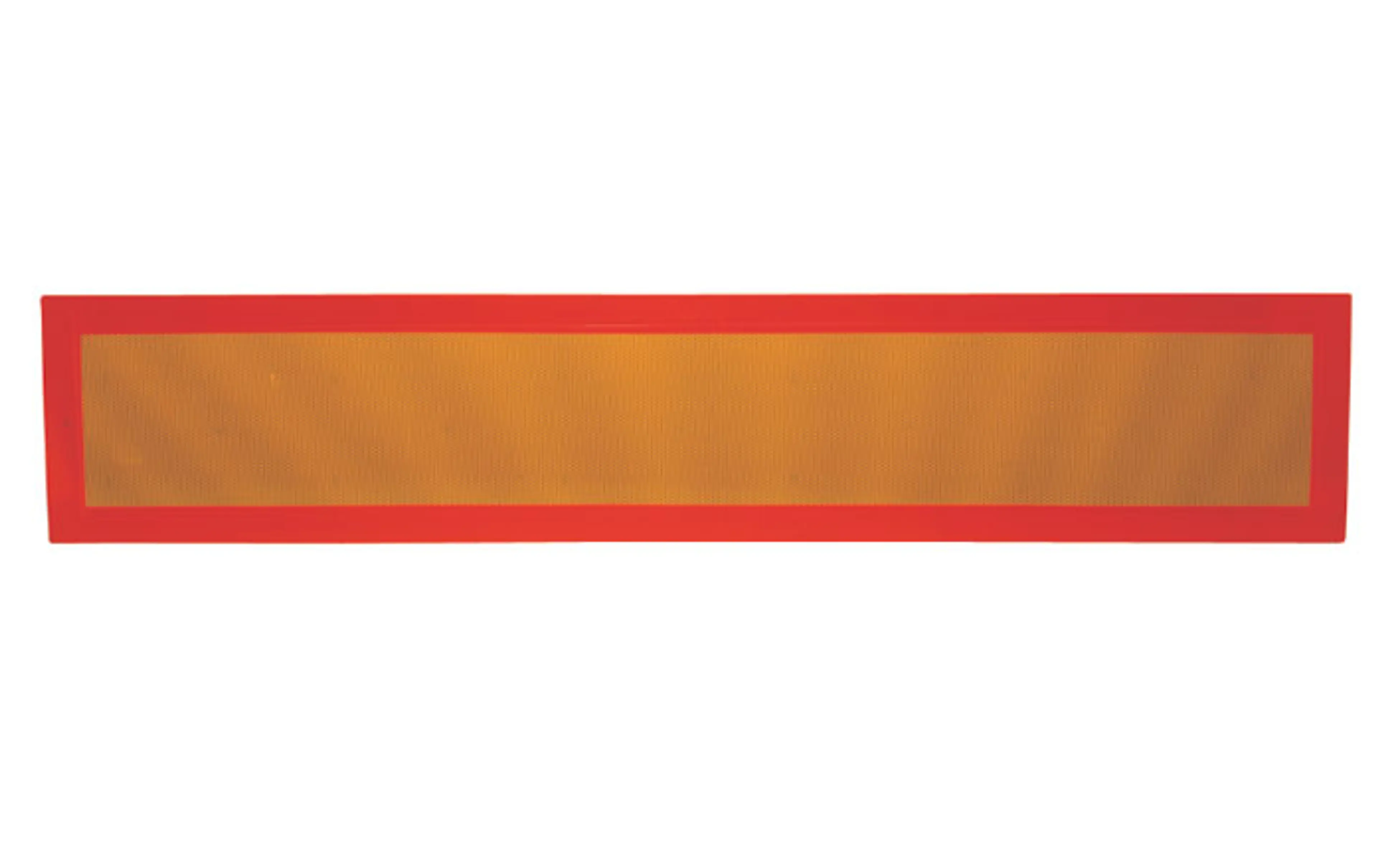 PLACA 1300X200 AMARILLA LARGA 148-8