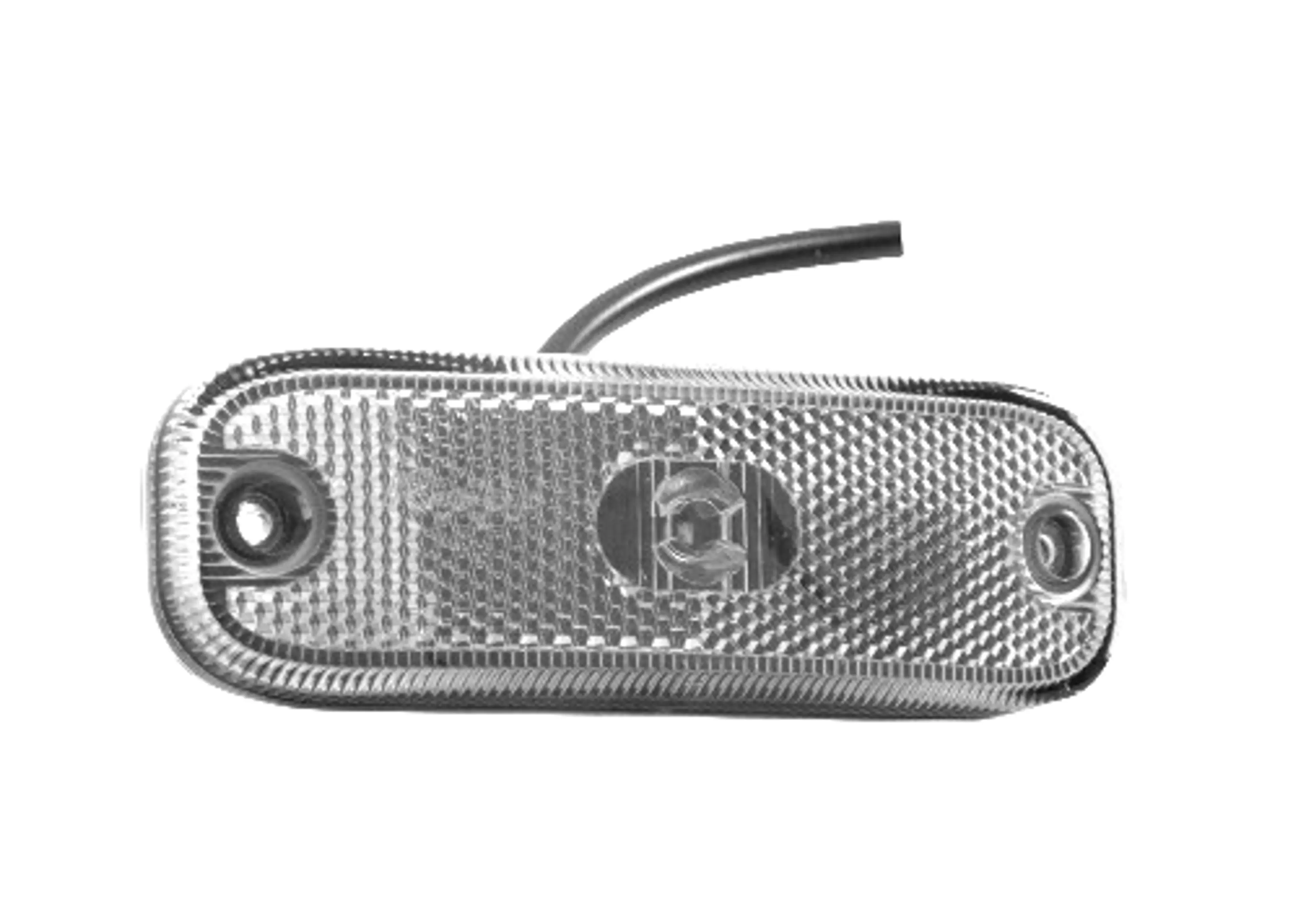 PILOTO BLANCO LED CON CABLE 0.5M 12