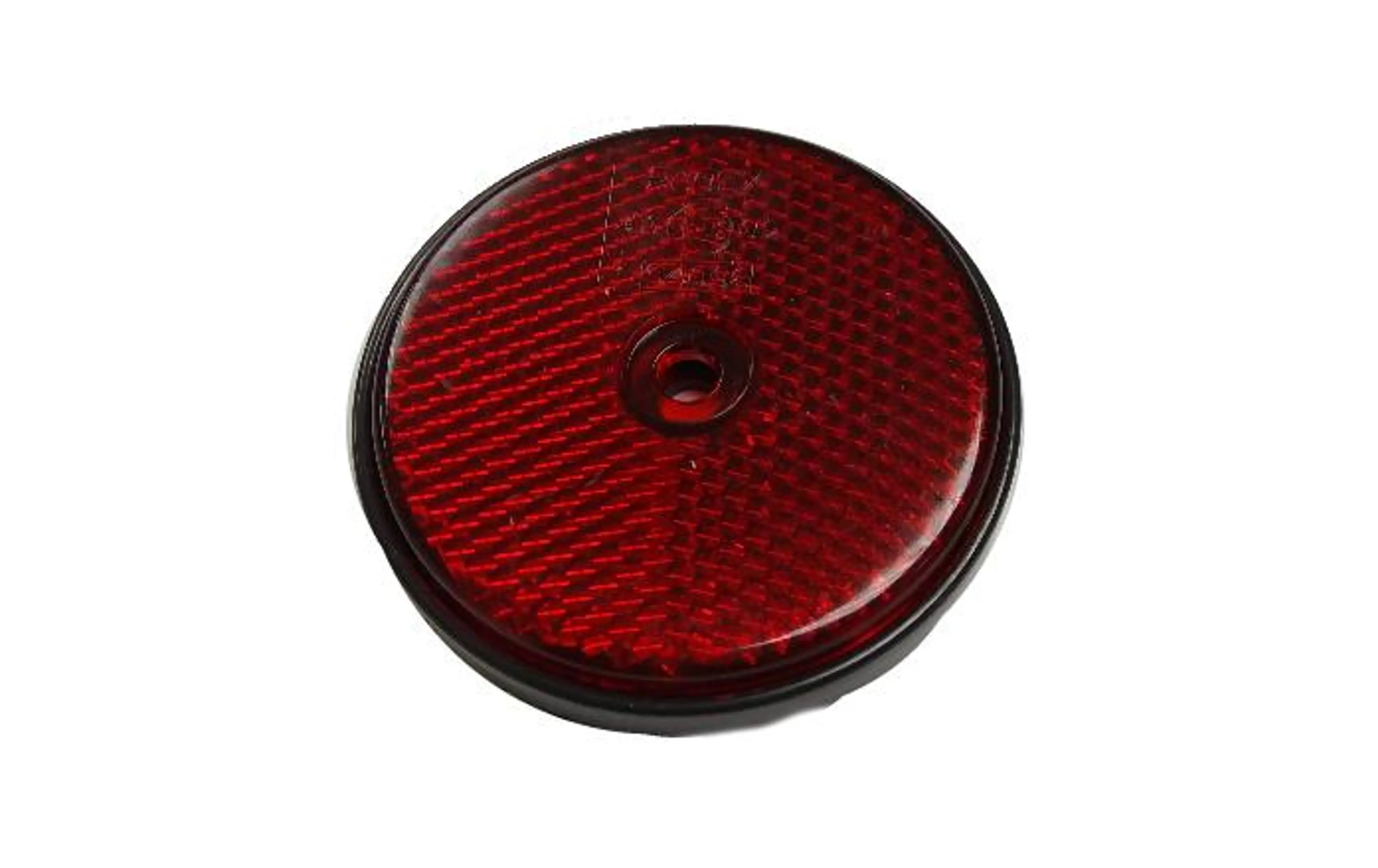 REFLEX REDONDO C/AGUJERO ROJO 60MM