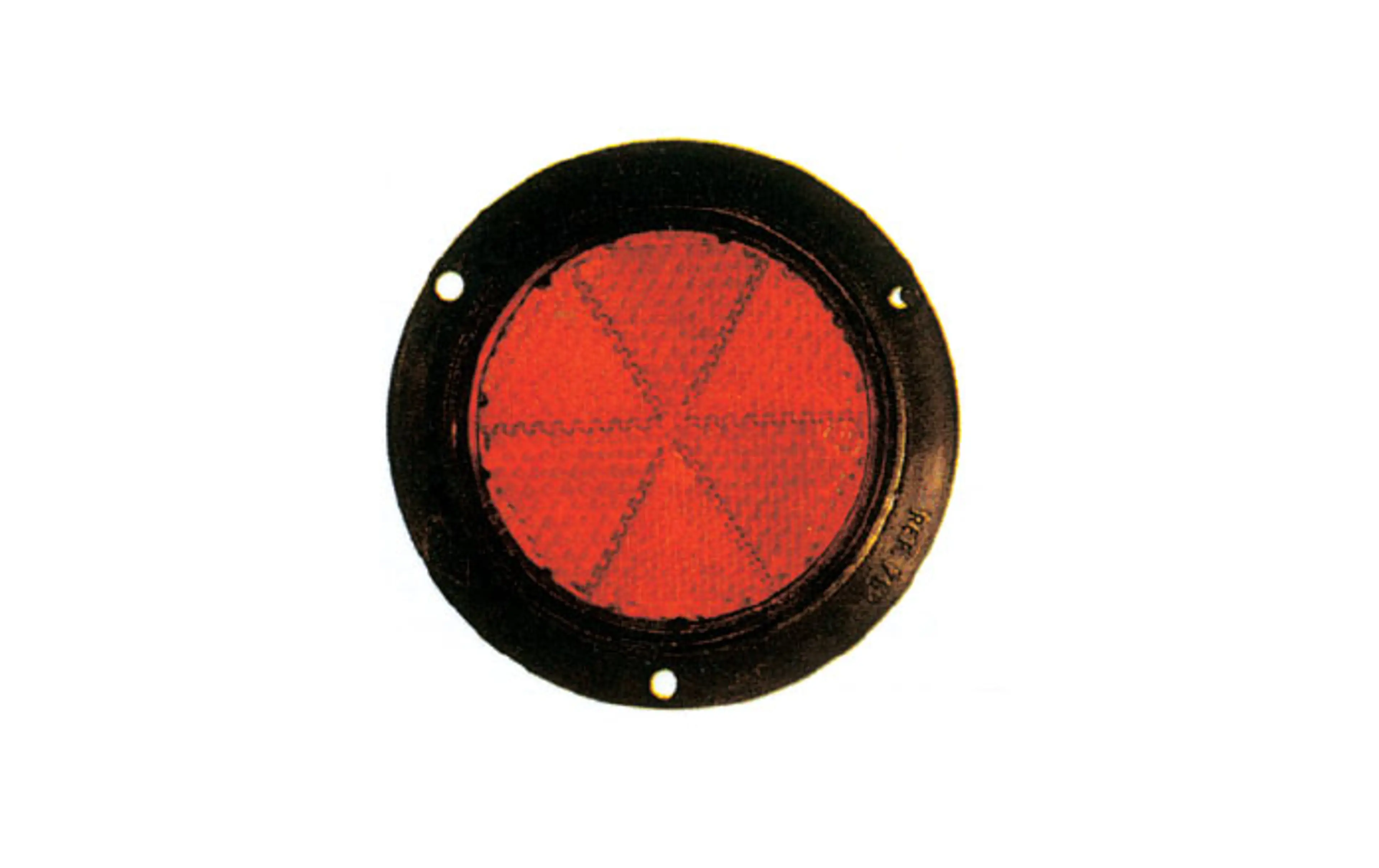 REFLEX REDONDO C/TORNIL. ROJO 105MM