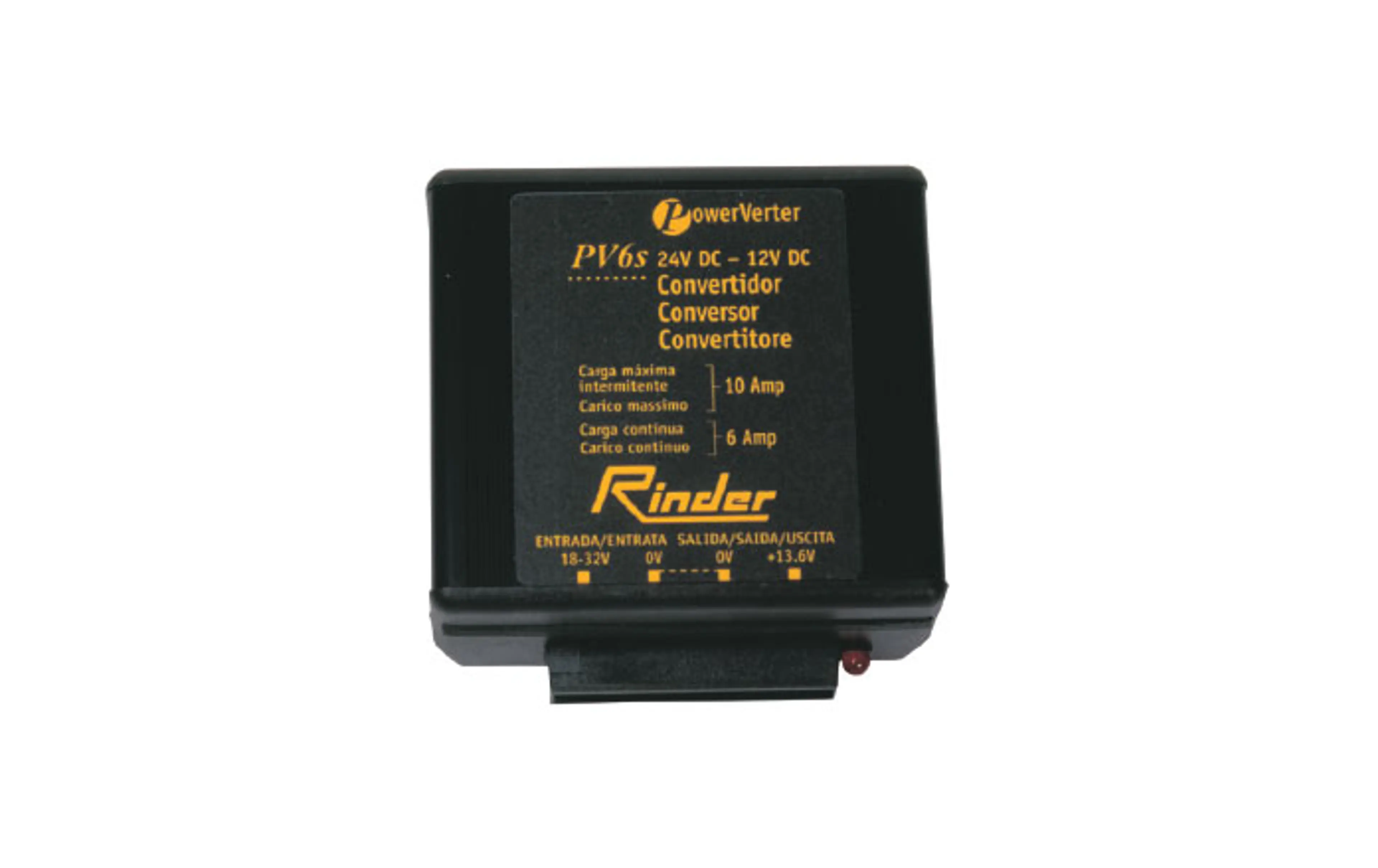 REDUCTOR CORRIENTE 24V A 12V 6A CON